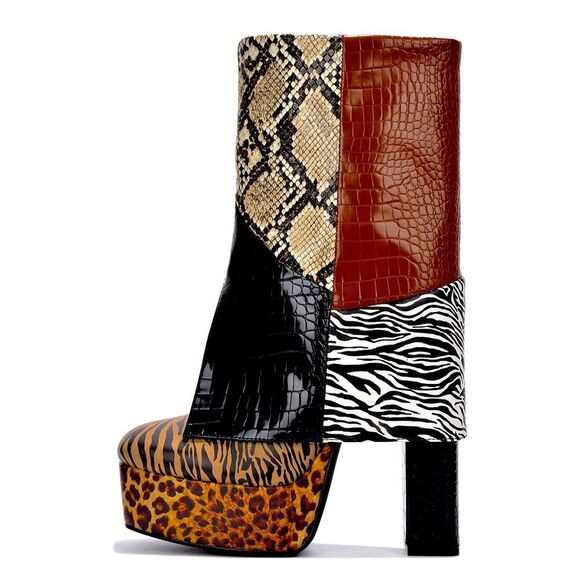 Mixed Emotions Boots Multi - Picture 1 of 5